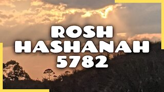 Bringing In Rosh Hashanah Blowing The Shofar On The Beach