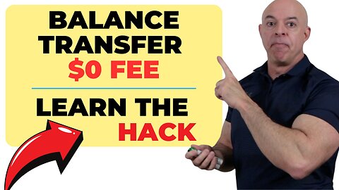 Transfer to a 0% credit card and LOWER the balance at the same time ! Balance Transfer HACK