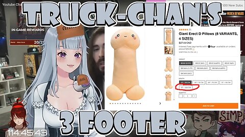 @truckchanvtuber Has A 3 Footer Coming #vtuber #clips