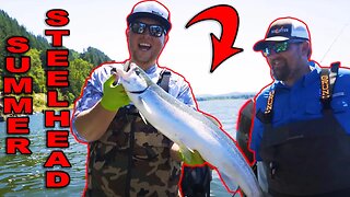 UNREAL Columbia River Summer STEELHEAD FISHING!