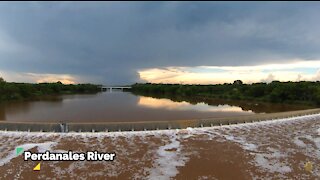 Peaceful FPV Drone Flight Over The Perdanales River After Thunderstorms