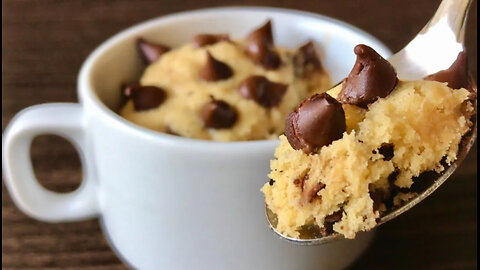 This Chocolate Chip Mug Cookie is a perfect dessert for one,