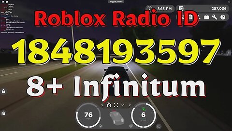 Infinitum Roblox Radio Codes/IDs