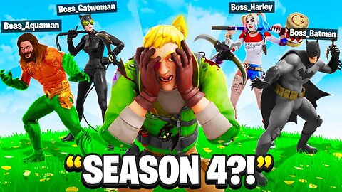 I Pretended To Be Season 4 BOSSES in Fortnite