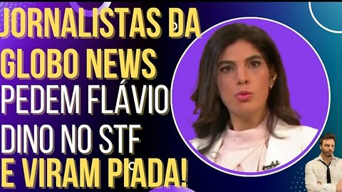 Andreia Sadi from Globo Trash asks Flávio Dino at the STF and becomes a laughing stock! By HiLuiz