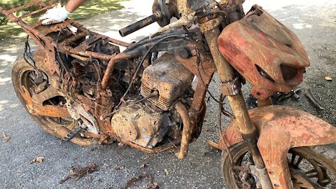 Full Restoration Old motorcycles upＫＡＷＡＳＡＫＩ_ Restored Two-stroke Ｒｅｂｅｌ engine USA #rebel2r Full