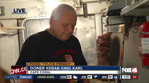 Food truck Friday: Doner Kebab King Karl 7:15AM