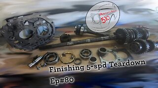 Datsun 510: Finishing 5-spd Trans Teardown (Ep#80)