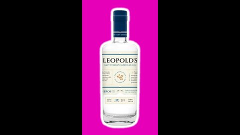 Leopolds Navy Strength Gin #navy #gin #shorts