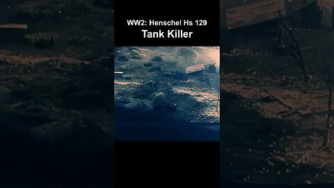 WW2, German Plane (Tank Killer): Henschel Hs 129 | 4k, 60fps, Colorized, Sound Design, AI Enhanced