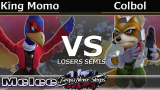 SS|Colbol (Fox) vs. King Momo (Falco) - Melee Losers Semis - TNS7