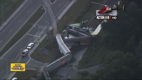 Officials confirm molten sulfur leak after train derails in Lakeland