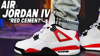Air Jordan 4 " Red Cement " Review and On Foot