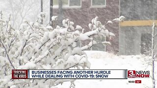 Snow causing additional concern for businesses