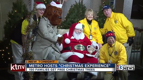 Families receive free Christmas trees