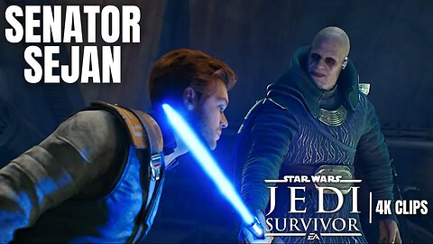 STAR WARS Jedi: Survivor | Cal Is Brought Before The Senator (Star Wars Jedi Survivor 4K Clips)