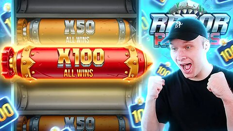 I TRIED ONLY 100X BONUSES ON RAZOR RETURNS! ft. WatchGamesTV (insane)