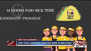 Fast food companies investing more in employees