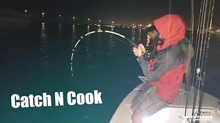 Catching Dinner & Hooking MONSTER Fish {Catch N Cook}