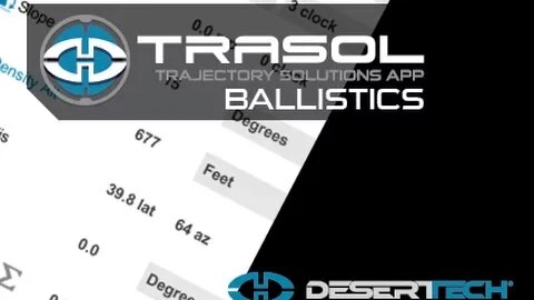 Trasol Ballistic Screen - Learn how to use our Ballistic Calculator