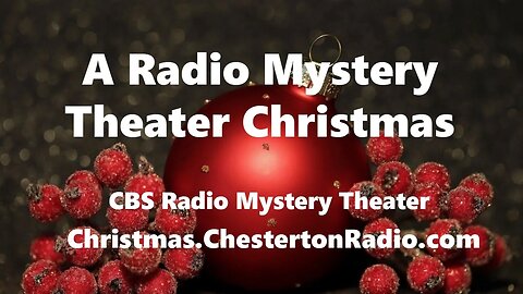 A Radio Mystery Theater Christmas!