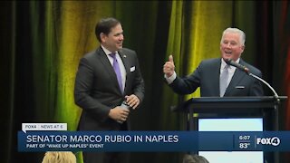 Florida Senator Marco Rubio in Naples to discuss growth