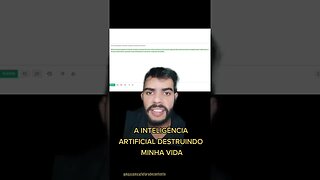 A INTELIGÊNCIA ARTIFICIAL DESTRUINDO A MINHA VIDA! #hqscomcafeforadecontexto #shorts