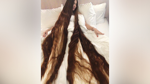 Real-Life Rapunzel Has 90 Inch Long Hair And Is Proud Of It