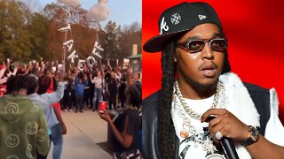 Takeoff’s close family & friends having a candle lighting for him in Atlanta