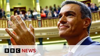 Spain's Pedro Sánchez wins new term as primeminister - BBC News