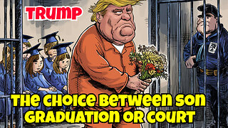 TRUMP ON THIN ICE, IF HE ATTENDS HIS SON GRADUATION, HE WILL BE PUT IN JAIL