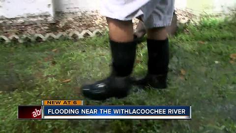 Sumter County community deals with flooding after heavy rain near Withlacoochee River