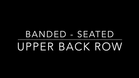 Banded Seated Upper Back Row