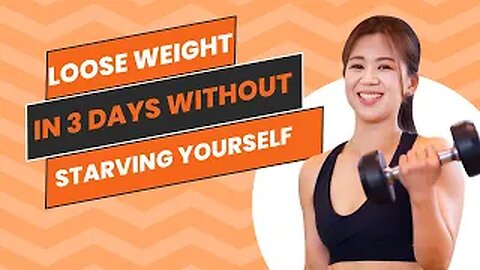 Loose Weight in 3 Days without starving yourself: Quick & Easy Workout Tips