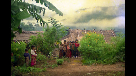 Primitive Lahu Hill Tribe Village Chiang Mai Thailand video