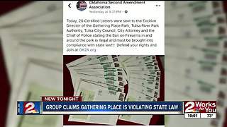 Group claims Gathering Place violating state laws
