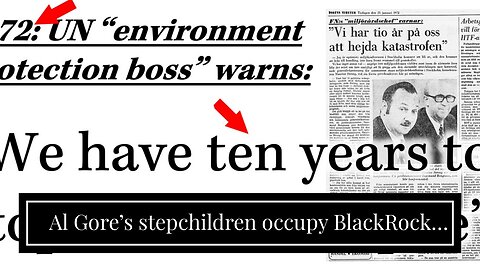 Al Gore’s stepchildren occupy BlackRock HQ, throw coal on floor…