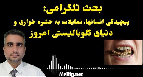 بحث تلگرامی: پیچیدگی انسانها، تمایلات به حشره خواری و دنیای گلوبالیستی امروز