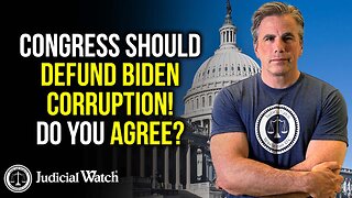 CONGRESS SHOULD DEFUND BIDEN CORRUPTION! DO YOU AGREE?