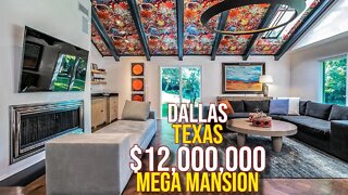 Inside $12,000,000 Dallas Texas Mega Mansion!