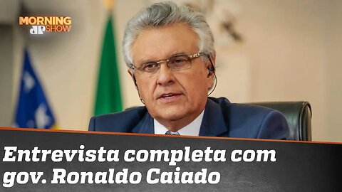 Exclusivo: Ronaldo Caiado fala da relação com Bolsonaro e da nova quarentena em Goiás