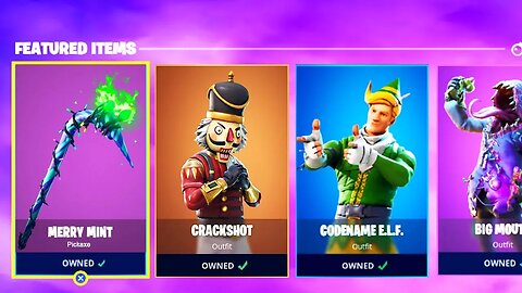 *NEW* FORTNITE ITEM SHOP RIGHT NOW! NEW CHRISTMAS SKINS! (FORTNITE BATTLE ROYALE)