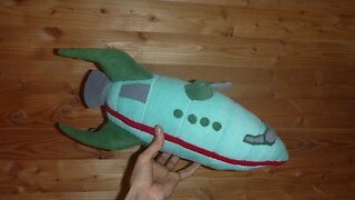 Made a futurama ship plush toy