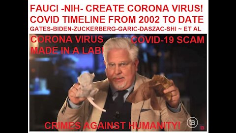 COVID Timeline - Human Experimentation - Genocide - Fauci Behind it All - Glenn Beck Explains