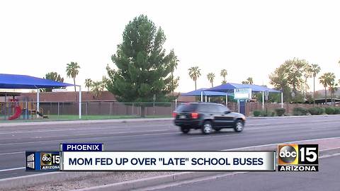 Paradise Valley mother upset over late school buses