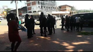 SOUTH AFRICA - Durban - DUT strike (Videos) (USU)