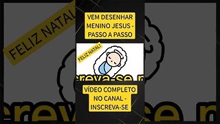 COMO DESENHAR MENINO JESUS - FÁCIL #desenho #desenholivre #shorts #desenhofacil #desenhofofo