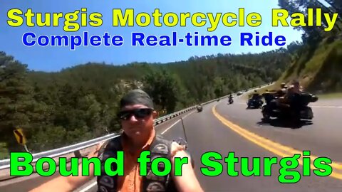 Bound for Sturgis during the Sturgis Motorcycle Rally