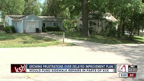 Frustrations mount over lack of sidewalks in parts of KCK