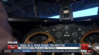 Historic airplane offering rides in Bakersfield